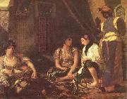 Eugene Delacroix Frauen von Algier oil painting artist